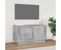 TV staliukas Televizoriaus spintelė, betono pilka, 80x35x45cm, mediena