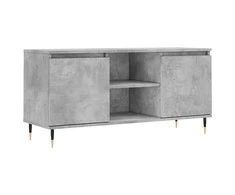 TV staliukas Televizoriaus spintelė, betono pilka, 104x35x50cm, mediena