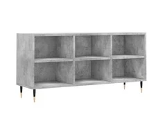 TV staliukas Televizoriaus spintelė, betono pilka, 103,5x30x50cm, mediena