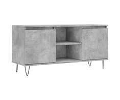 TV staliukas Televizoriaus spintelė, betono pilka, 104x35x50cm, mediena