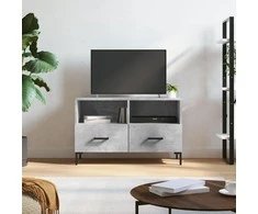 TV staliukas Televizoriaus spintelė, betono pilka, 80x36x50cm, mediena