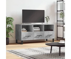 TV staliukas Televizoriaus spintelė, betono pilka, 102x36x50cm, mediena