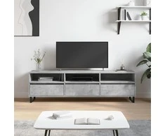 TV staliukas Televizoriaus spintelė, betono pilka, 150x30x44,5cm, mediena