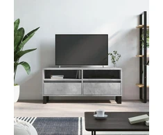 TV staliukas Televizoriaus spintelė, betono pilka, 100x34,5x44,5cm, mediena