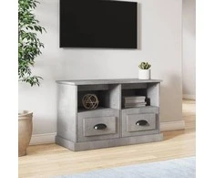TV staliukas Televizoriaus spintelė, betono pilka, 80x35x50cm, mediena