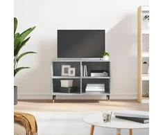 TV staliukas Televizoriaus spintelė, betono pilka, 69,5x30x50cm, mediena