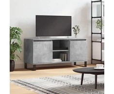TV staliukas Televizoriaus spintelė, betono pilka, 104x35x50cm, mediena