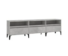 TV staliukas Televizoriaus spintelė, betono pilka, 150x30x44,5cm, mediena
