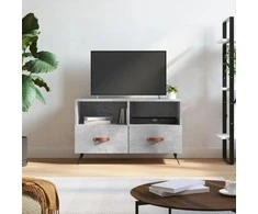 TV staliukas Televizoriaus spintelė, betono pilka, 80x36x50cm, mediena