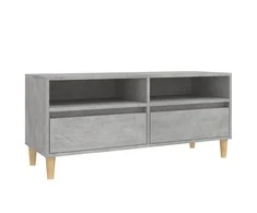 TV staliukas Televizoriaus spintelė, betono pilka, 100x34,5x44,5cm, mediena