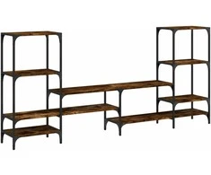 TV staliukas Televizoriaus spintelė, dūminė, 206,5x28,5x95cm, mediena