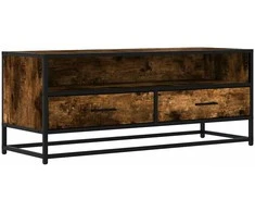 TV staliukas Televizoriaus spintelė, dūminė, 100x34,5x40cm, mediena/metalas