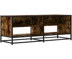TV staliukas Televizoriaus spintelė, dūminė, 120,5x40x46cm, mediena/metalas