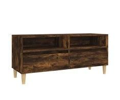 TV staliukas Televizoriaus spintelė, dūminė, 100x34,5x44,5cm, mediena