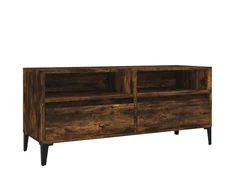 TV staliukas Televizoriaus spintelė, dūminė, 100x34,5x44,5cm, mediena