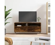 TV staliukas Televizoriaus spintelė, dūminė, 100x34,5x44,5cm, mediena