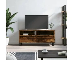 TV staliukas Televizoriaus spintelė, dūminė, 100x34,5x44,5cm, mediena