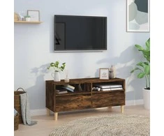 TV staliukas Televizoriaus spintelė, dūminė, 100x34,5x44,5cm, mediena