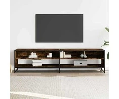 TV staliukas Televizoriaus spintelė, dūminio ąžuolo, 180,5x40x46cm, mediena
