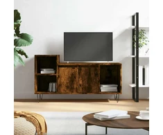 TV staliukas Televizoriaus spintelė, dūminio ąžuolo, 100x35x55cm, mediena