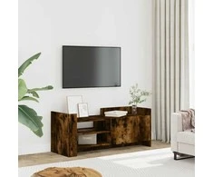 TV staliukas Televizoriaus spintelė, dūminio ąžuolo, 100x35x40cm, mediena