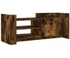 TV staliukas Televizoriaus spintelė, dūminio ąžuolo, 100x35x40cm, mediena