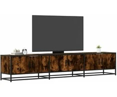 TV staliukas Televizoriaus spintelė, dūminio ąžuolo, 210x35x41cm, mediena