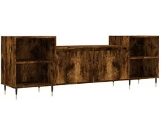 TV staliukas Televizoriaus spintelė, dūminio ąžuolo, 160x35x55cm, mediena