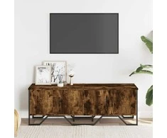 TV staliukas Televizoriaus spintelė, dūminio ąžuolo, 122x34x41cm, mediena
