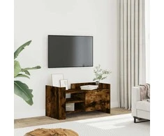 TV staliukas Televizoriaus spintelė, dūminio ąžuolo, 80x35x40cm, mediena