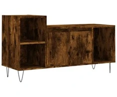 TV staliukas Televizoriaus spintelė, dūminio ąžuolo, 100x35x55cm, mediena