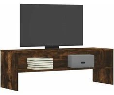 TV staliukas Televizoriaus spintelė, dūminio ąžuolo, 120x40x40cm, mediena