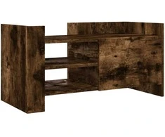TV staliukas Televizoriaus spintelė, dūminio ąžuolo, 80x35x40cm, mediena