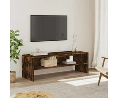 TV staliukas Televizoriaus spintelė, dūminio ąžuolo, 120x40x40cm, mediena