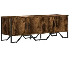 TV staliukas Televizoriaus spintelė, dūminio ąžuolo, 122x34x41cm, mediena