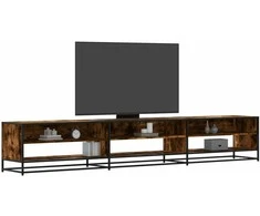 TV staliukas Televizoriaus spintelė, dūminio ąžuolo, 270x40x46cm, mediena