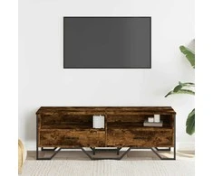 TV staliukas Televizoriaus spintelė, dūminio ąžuolo, 122x34x41cm, mediena