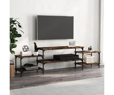 TV staliukas Televizoriaus spintelė, dūminio ąžuolo, 197x35x52cm, mediena