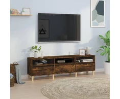 TV staliukas Televizoriaus spintelė, dūminio ąžuolo, 150x30x44,5cm, mediena