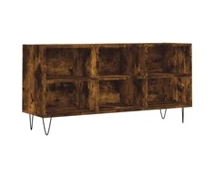 TV staliukas Televizoriaus spintelė, dūminio ąžuolo, 103,5x30x50cm, mediena