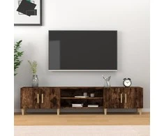 TV staliukas Televizoriaus spintelė, dūminio ąžuolo, 180x31,5x40cm, mediena