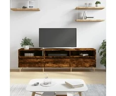 TV staliukas Televizoriaus spintelė, dūminio ąžuolo, 150x30x44,5cm, mediena