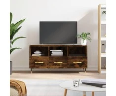 TV staliukas Televizoriaus spintelė, dūminio ąžuolo, 102x36x50cm, mediena