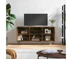 TV staliukas Televizoriaus spintelė, dūminio ąžuolo, 103,5x30x50cm, mediena