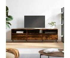 TV staliukas Televizoriaus spintelė, dūminio ąžuolo, 150x30x44,5cm, mediena