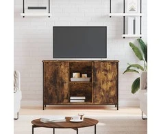 TV staliukas Televizoriaus spintelė, dūminio ąžuolo, 100x35x65cm, mediena
