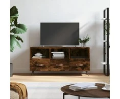 TV staliukas Televizoriaus spintelė, dūminio ąžuolo, 102x36x50cm, mediena