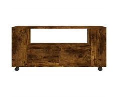 TV staliukas Televizoriaus spintelė, dūminio ąžuolo, 102x34,5x43cm, mediena