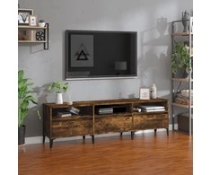 TV staliukas Televizoriaus spintelė, dūminio ąžuolo, 150x30x44,5cm, mediena