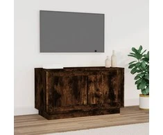 TV staliukas Televizoriaus spintelė, dūminio ąžuolo, 80x35x45cm, mediena